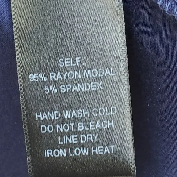 NEW! Lulu's Garden Districts Navy Wrap Jersey Maxi Dress Size S - Picture 6 of 6